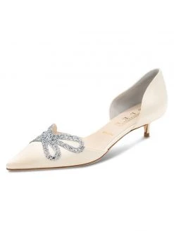Something Bleu Darla D'Orsay Kitten Heel