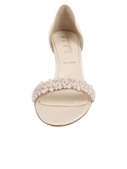 Something Bleu Cappy D'Orsay Sandal Bridal 10 Something Bleu Cappy D'Orsay Sandal Bridal