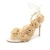 Something Bleu Bridal HENSLEY Floral Sandal 1 Something Bleu Bridal HENSLEY Floral Sandal