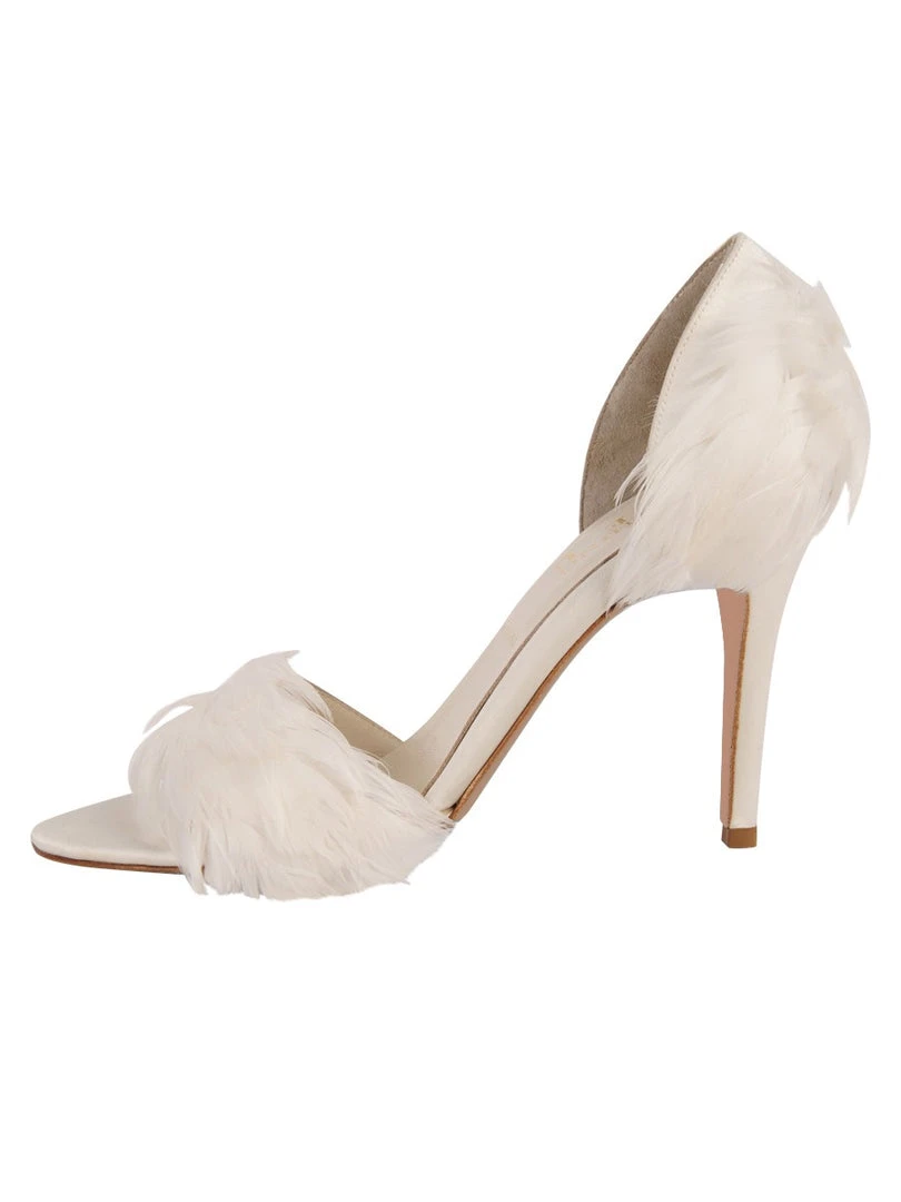 Something Bleu Bridal Hammond Feather Pump 7 Something Bleu Bridal Hammond Feather Pump
