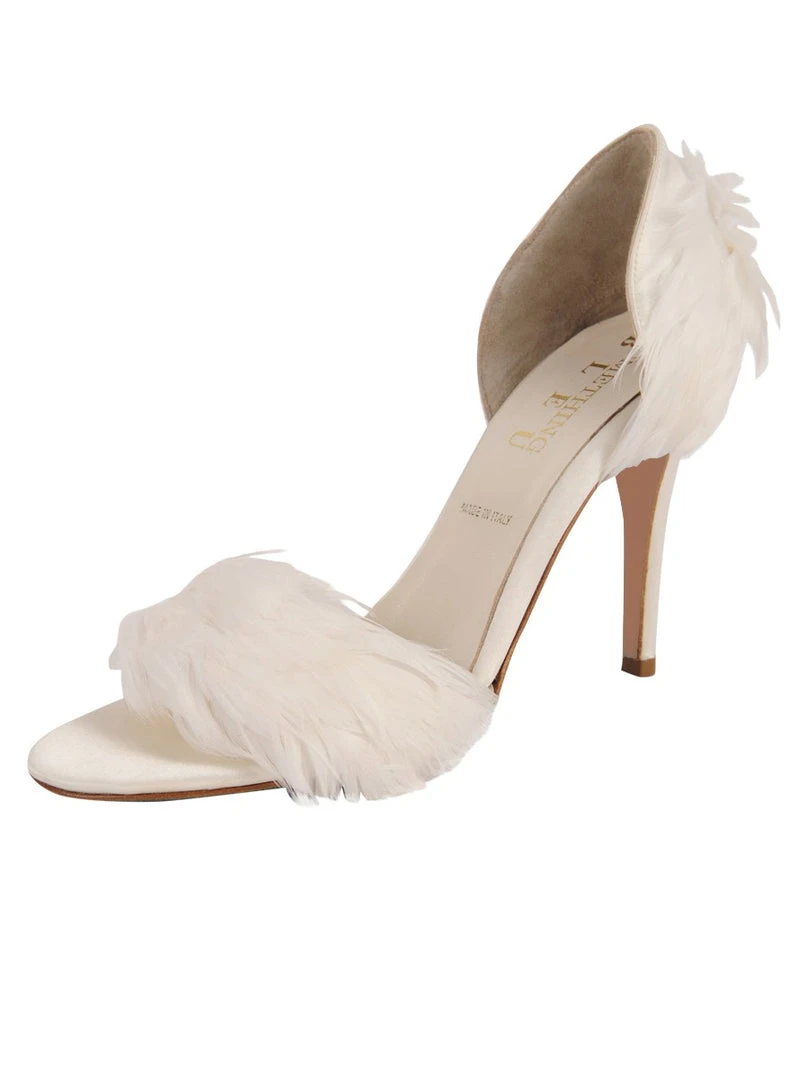 Something Bleu Bridal Hammond Feather Pump 3 Something Bleu Bridal Hammond Feather Pump