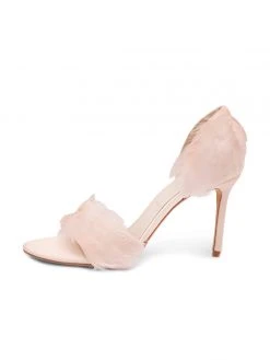 Something Bleu Hammond Feather Pump Bridal