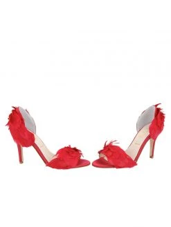 Something Bleu Hammond Feather Pump Bridal