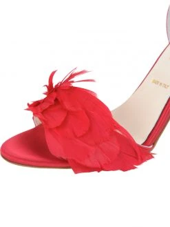 Something Bleu Hammond Feather Pump Bridal