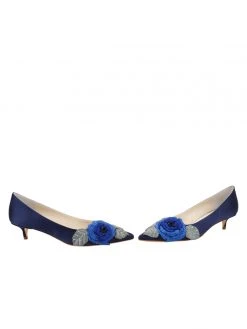 Something Bleu Bo Pointed Toe Kitten Heel 13 Something Bleu Bo Pointed Toe Kitten Heel