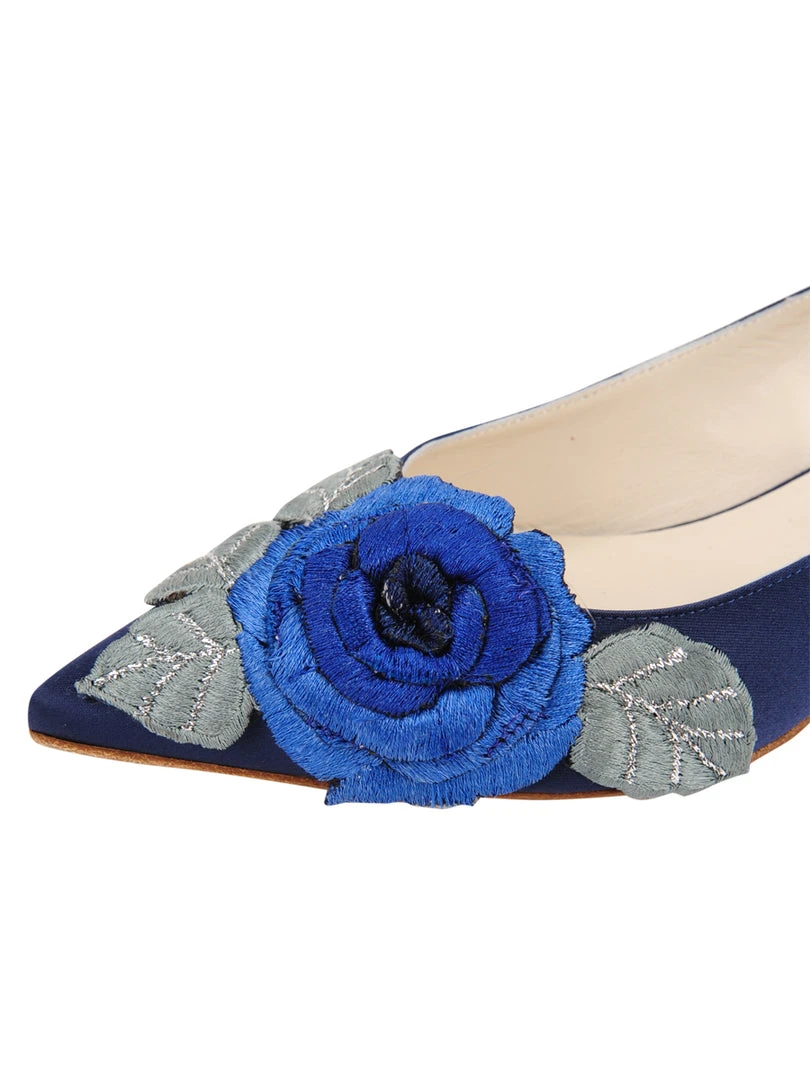 Something Bleu Bo Pointed Toe Kitten Heel 6 Something Bleu Bo Pointed Toe Kitten Heel