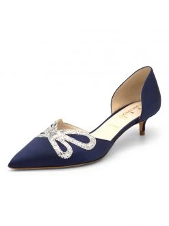 Something Bleu Darla D'Orsay Kitten Heel