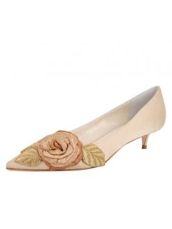 Something Bleu Bo Pointed Toe Kitten Heel