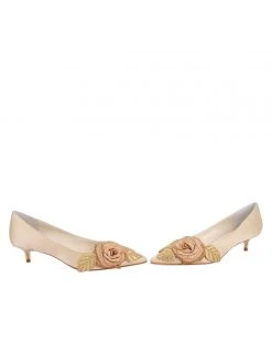 Something Bleu Bo Pointed Toe Kitten Heel