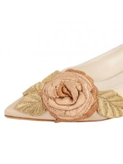 Something Bleu Bo Pointed Toe Kitten Heel