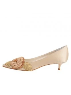 Something Bleu Bo Pointed Toe Kitten Heel