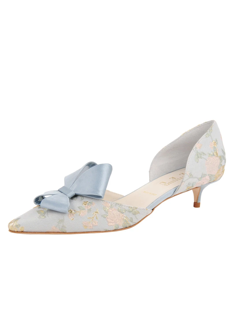 Something Bleu Cliff D'Orsay Kitten Heel 3 Something Bleu Cliff D'Orsay Kitten Heel