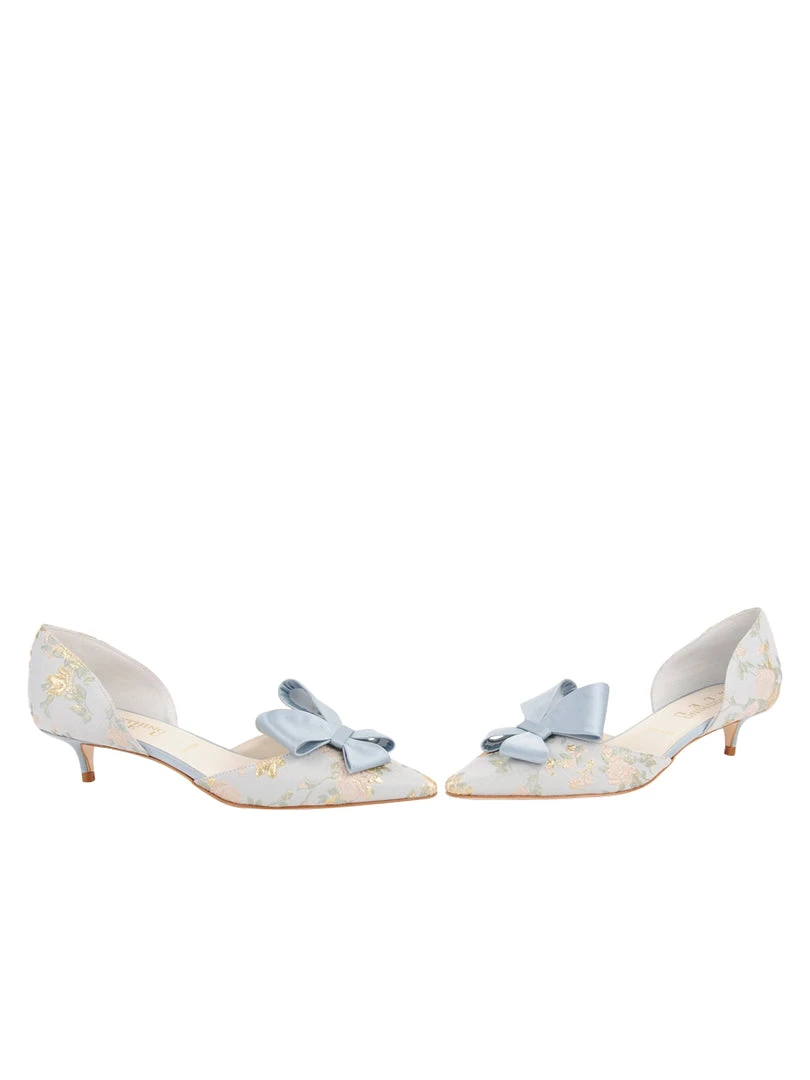 Something Bleu Cliff D'Orsay Kitten Heel 8 Something Bleu Cliff D'Orsay Kitten Heel