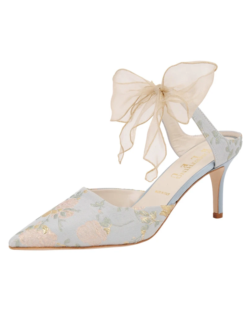 Something Bleu Bridal Elvie Pointed Toe Pump 3 Something Bleu Bridal Elvie Pointed Toe Pump