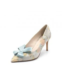 Something Bleu Caitlin Pointed Toe Pump Bridal