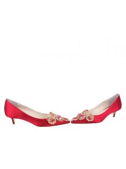 Something Bleu Brinsley Pointed Toe Kitten Heel 13 Something Bleu Brinsley Pointed Toe Kitten Heel