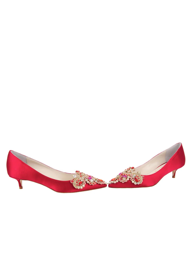 Something Bleu Brinsley Pointed Toe Kitten Heel 8 Something Bleu Brinsley Pointed Toe Kitten Heel